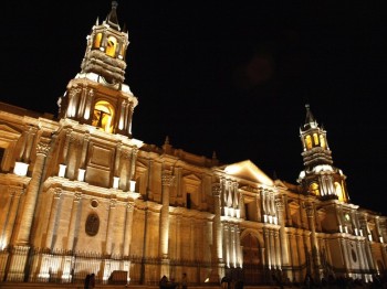 Cathédrale d'Arequipa, voyager au Pérou