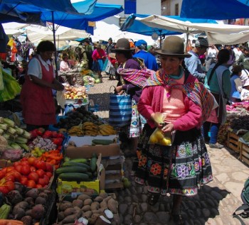 Marché à Cusco, Pérou